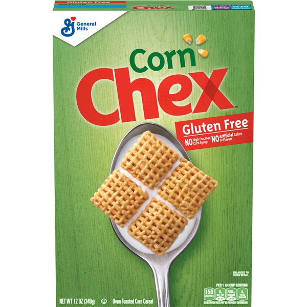 slide 1 of 4, Chex Cereal, Corn, 14 oz