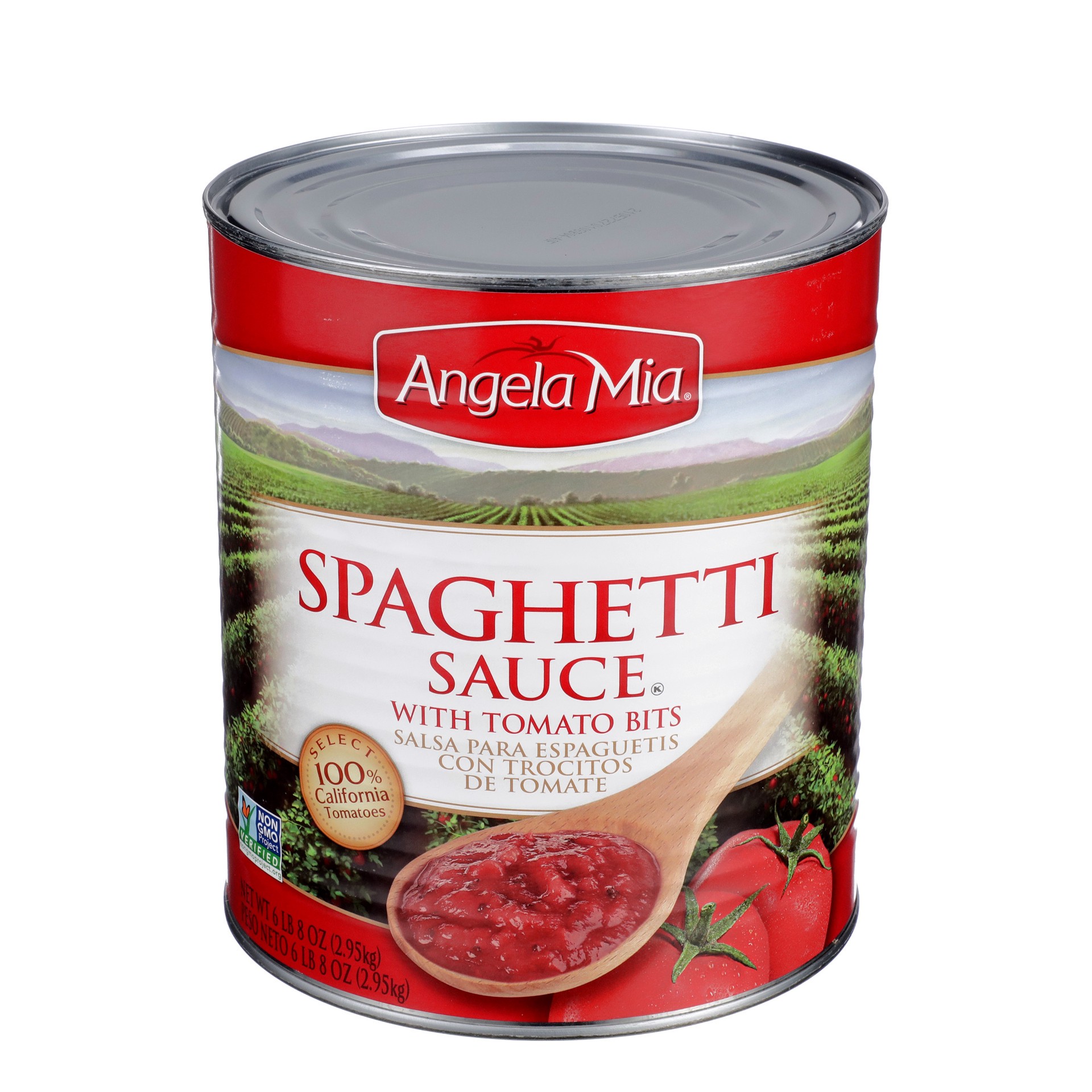 slide 1 of 5, Angela Mia Spaghetti Sauce, 104 oz