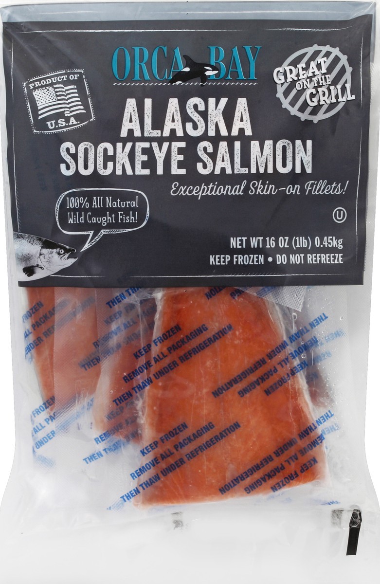 slide 1 of 6, Orca Bay Seafoods Salmon 16 oz, 16 oz