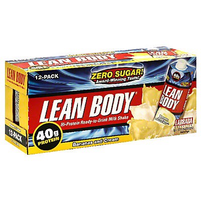 slide 1 of 1, Labrada Lean Body Ready To Drink Banana, 12 ct