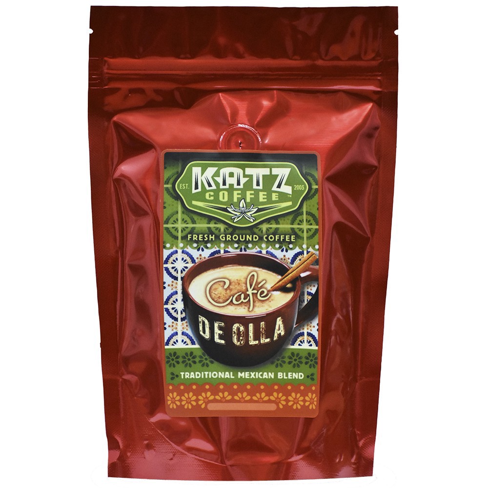slide 1 of 1, Katz Coffee - Cafe De Olla Ground - 16 oz, 16 oz
