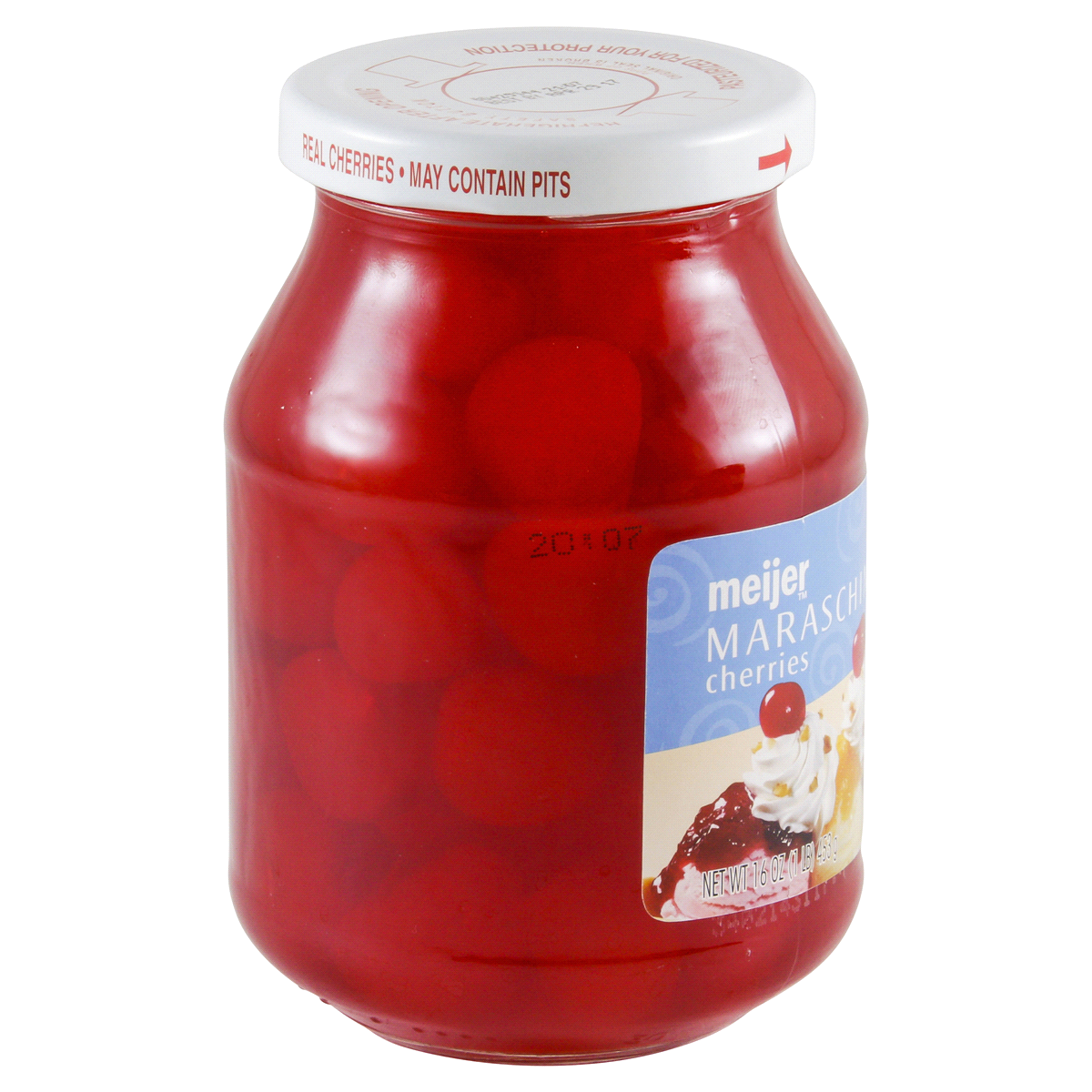 slide 4 of 4, Meijer Red Maraschino Cherries, 16 oz