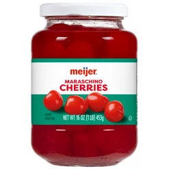 Meijer Red Maraschino Cherries, 16 Oz