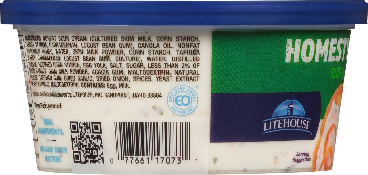 slide 6 of 7, Litehouse Homestyle Ranch Dip & Spread 12 fl oz, 12 fl oz