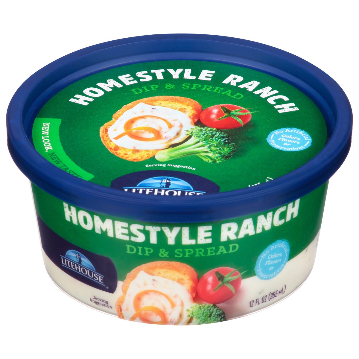 slide 1 of 7, Litehouse Homestyle Ranch Dip & Spread 12 fl oz, 12 fl oz