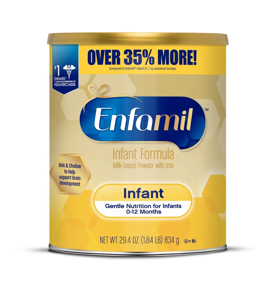 slide 1 of 6, Enfamil Infant Formula Milk-based Powder With Iron, 29.4 oz