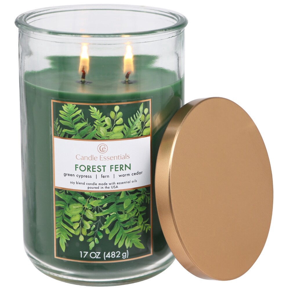 slide 2 of 2, Candle Essentials Forest Fern Candle 1 ea, 1 ct