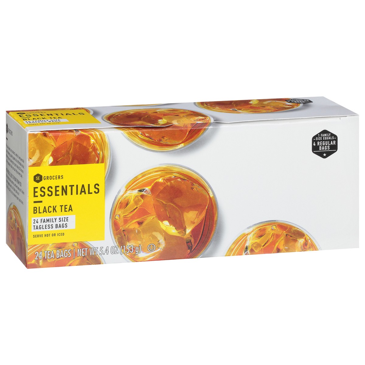 slide 10 of 11, Essentials Tagless Family Size Tea Bags - 24 ct, 24 ct