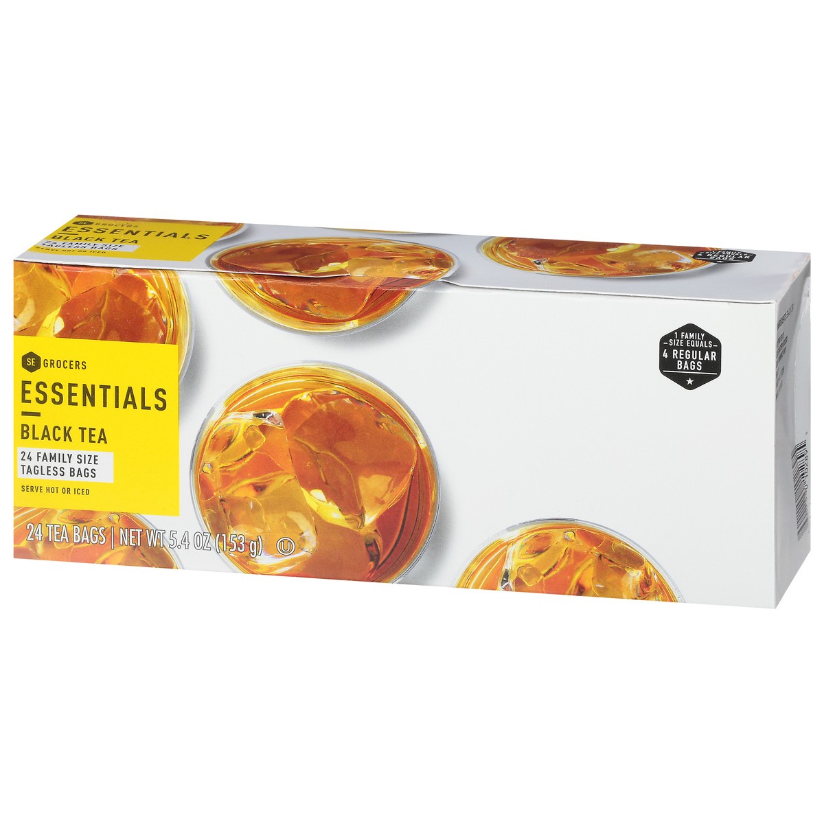 slide 4 of 11, Essentials Tagless Family Size Tea Bags - 24 ct, 24 ct