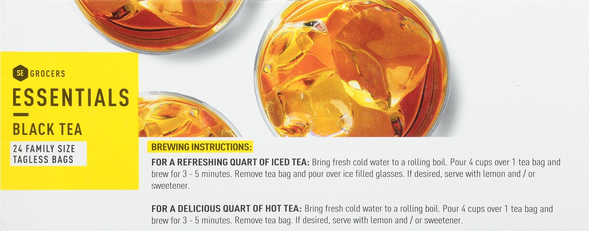 slide 6 of 11, Essentials Tagless Family Size Tea Bags - 24 ct, 24 ct