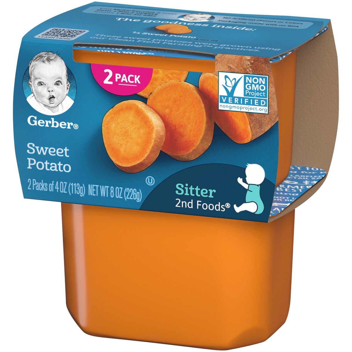slide 3 of 11, Gerber 2nd Foods, Sweet Potatoes Baby Food, 2 ct; 4 oz