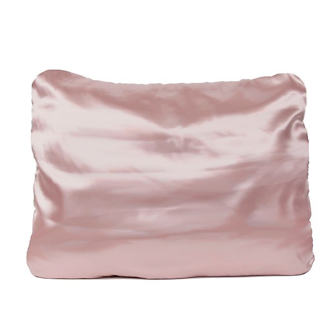 slide 2 of 2, Morning Glamour Satin Standard Pillowcases - Pink, 2 ct