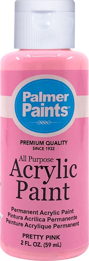 slide 1 of 1, Palmer Paints Pretty Pink Acrylic Paint, 2 fl oz