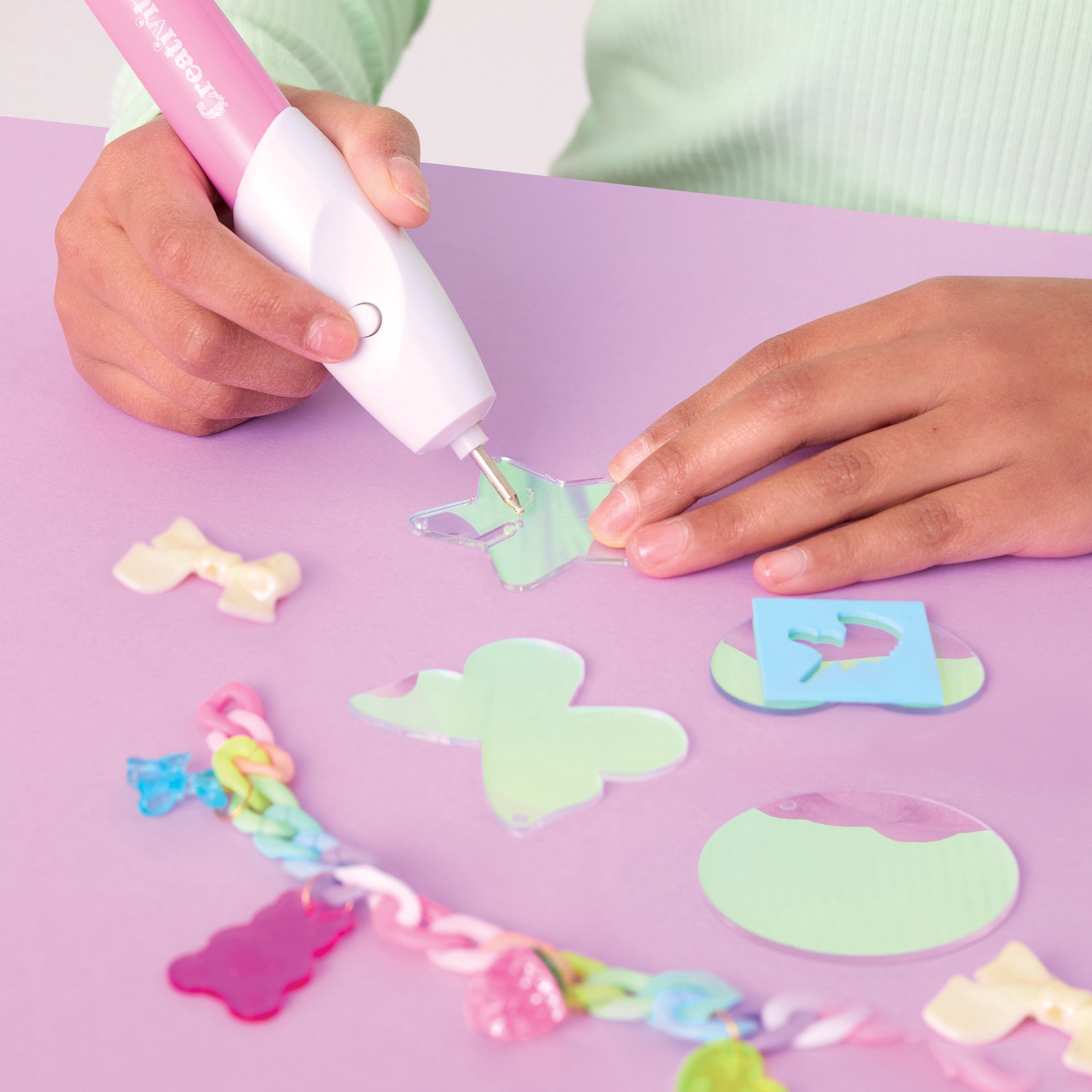 slide 2 of 4, Faber-Castell Creativity For Kids Etch-It Personalized Accessories Kit, 1 ct