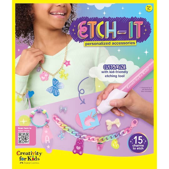 slide 1 of 4, Faber-Castell Creativity For Kids Etch-It Personalized Accessories Kit, 1 ct