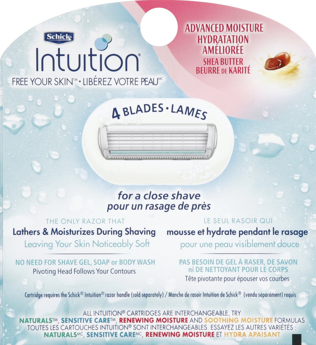 slide 5 of 5, Intuition Advanced Moisture Blades 1 ea, 1 ea