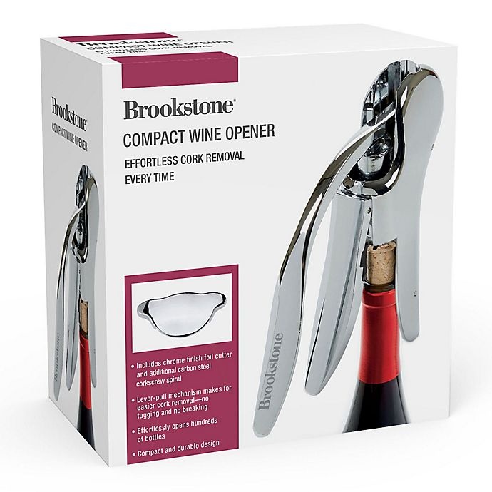 slide 3 of 3, Brookstone Manual Lever Wine Opener, 1 ct