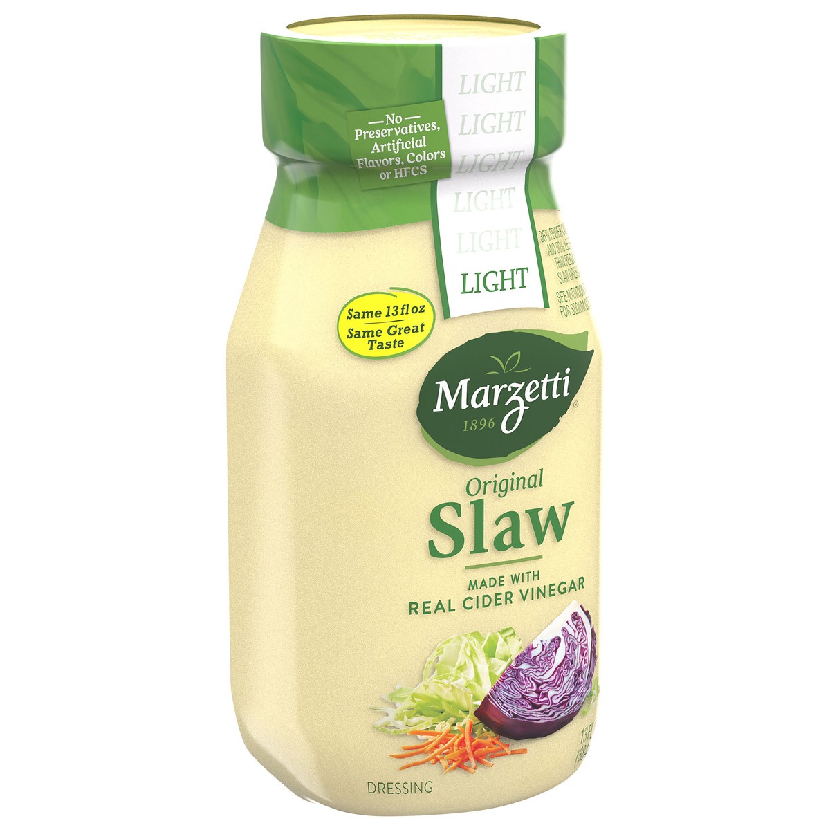 slide 2 of 9, Marzetti Light Original Slaw Dressing 13 fl oz, 13 fl oz