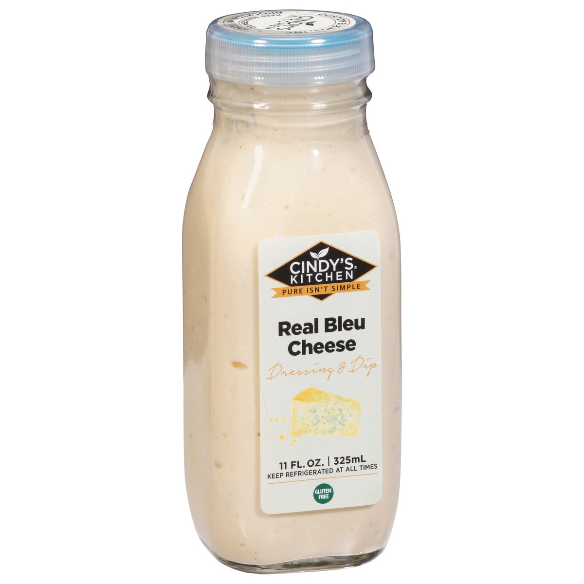 slide 5 of 9, Cindy's Kitchen Real Bleu Cheese Dressing & Dip 11 fl oz, 11 fl oz