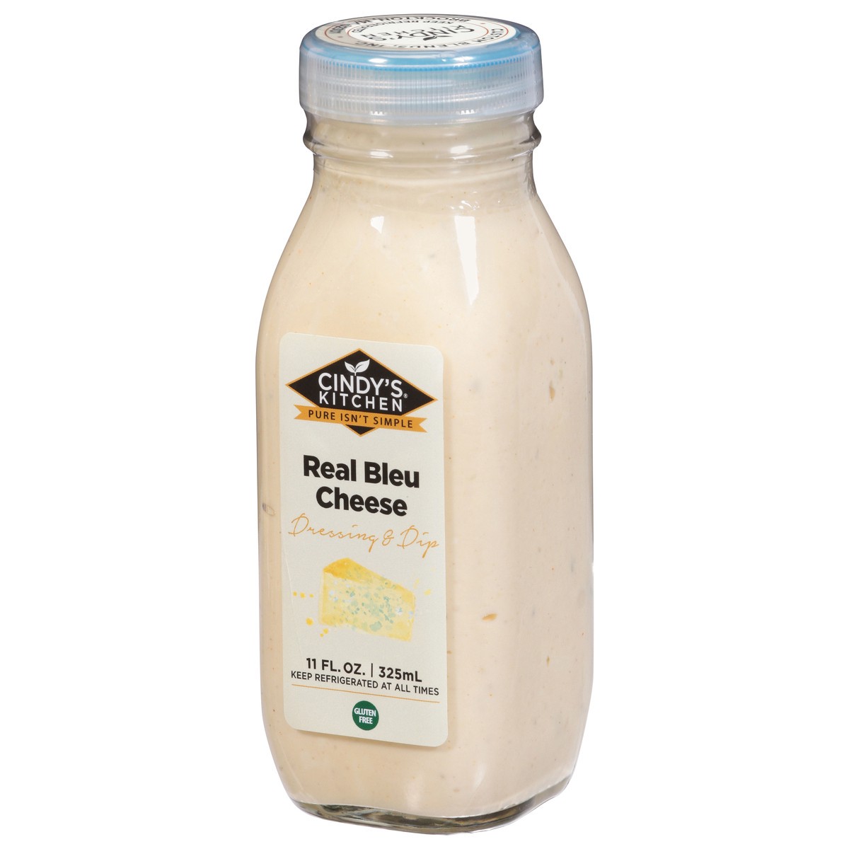slide 3 of 9, Cindy's Kitchen Real Bleu Cheese Dressing & Dip 11 fl oz, 11 fl oz