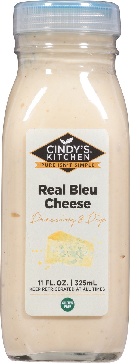 slide 8 of 9, Cindy's Kitchen Real Bleu Cheese Dressing & Dip 11 fl oz, 11 fl oz