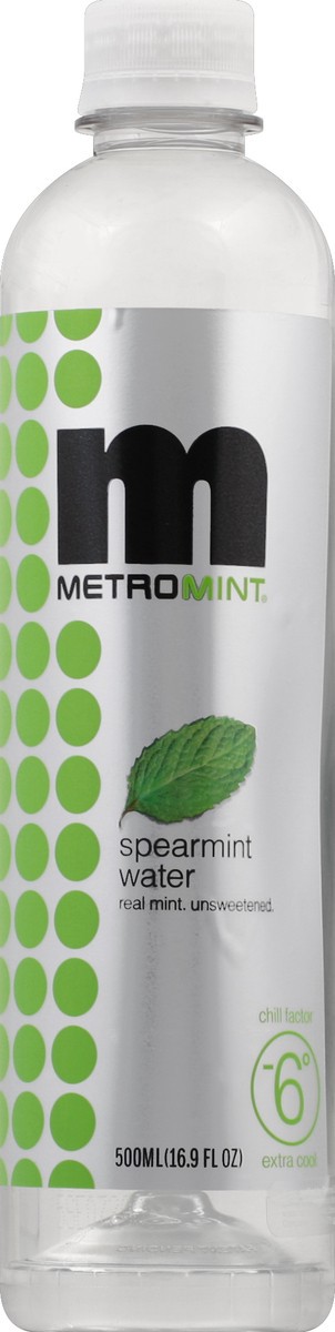 slide 3 of 4, Metromint Spearmint Water, 500 ml