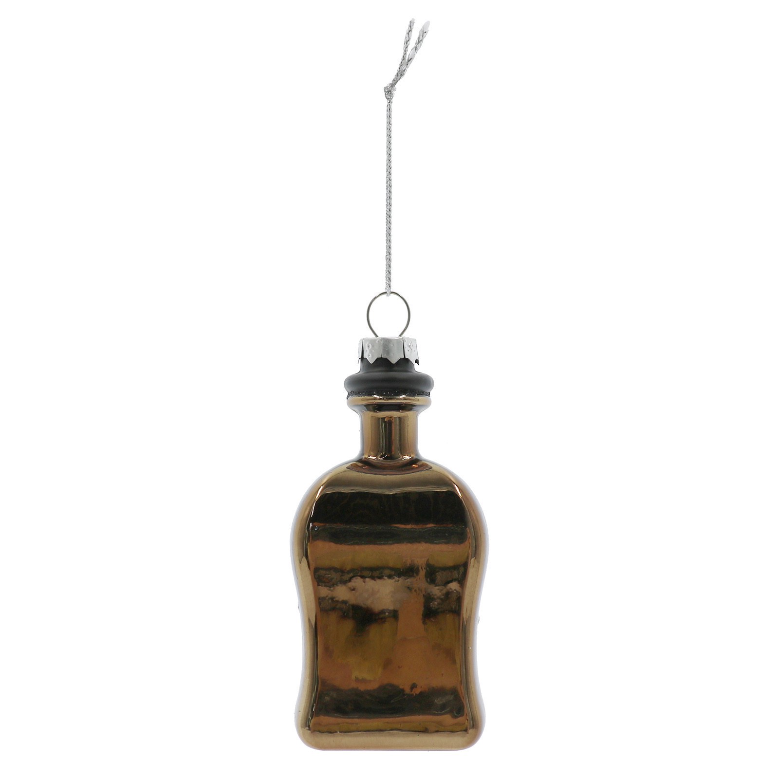 slide 3 of 4, 4.5" Rum Bottle Glass Ornament By Ashland, 4.5 in