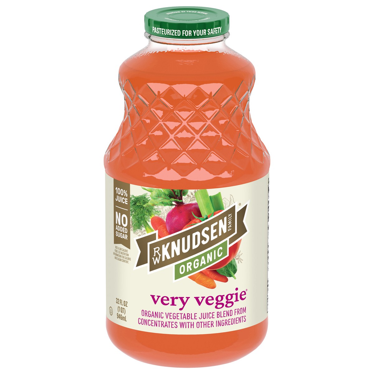 slide 1 of 13, RW Knudsen Family Organic Very Veggie Juice Blend - 32 fl oz, 32 fl oz