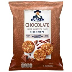 Quaker Popped Chocolate Rice Snacks 7.04 Ounce