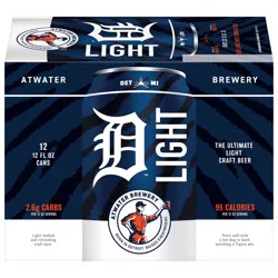 Atwater Brewery D Light Beer - 12 Pack 12 fl oz Cans