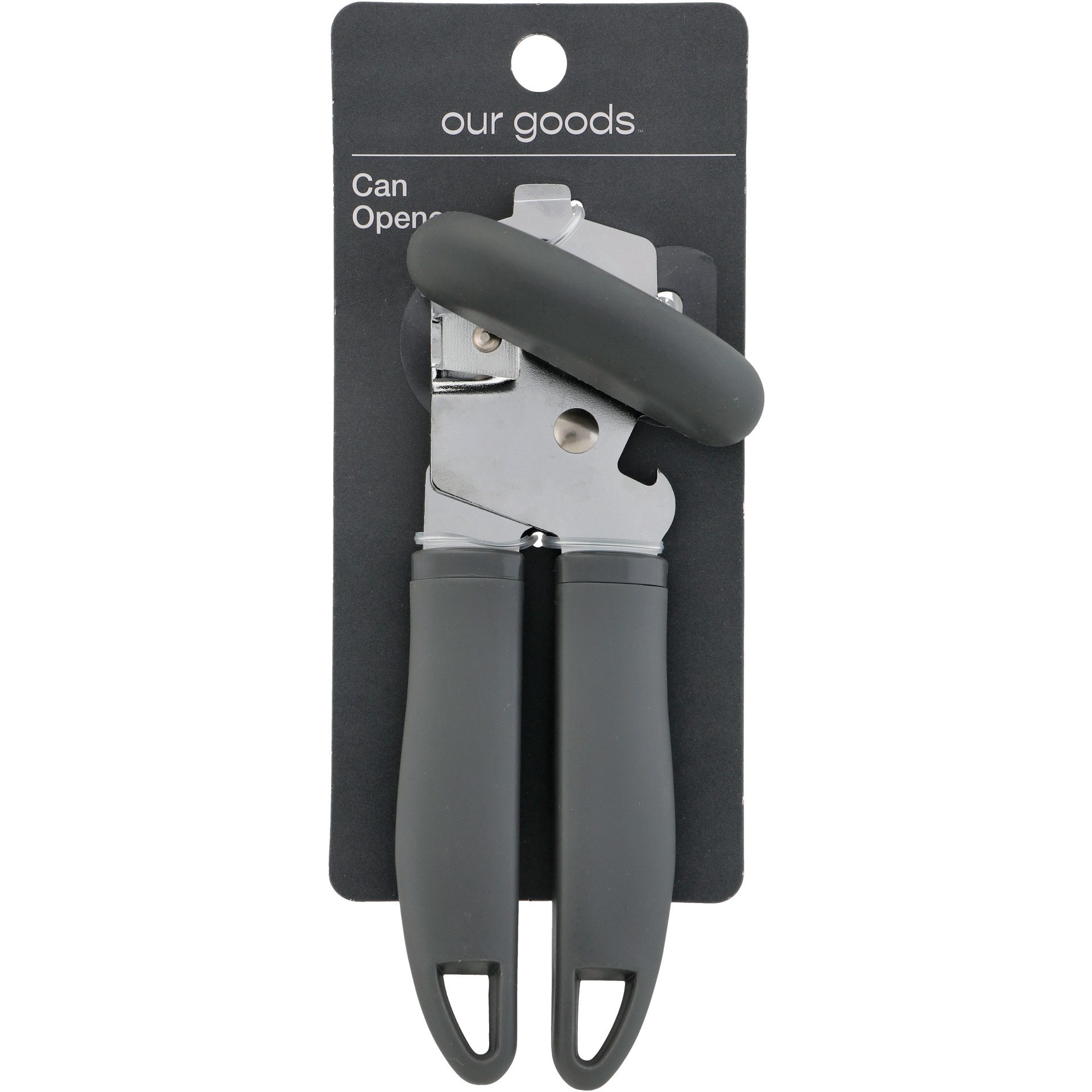 slide 1 of 1, our goods Can Opener - Grey, 1 ct
