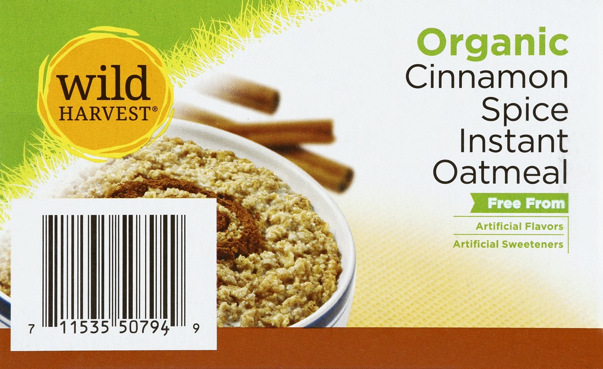 slide 8 of 9, Wild Harvest Cinnamon Spice Orgc Instant Oatmeal, 11.29 oz