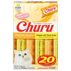 Inaba Churu Chicken Recipe Cat Treats - 20 x 0.5 oz Tubes