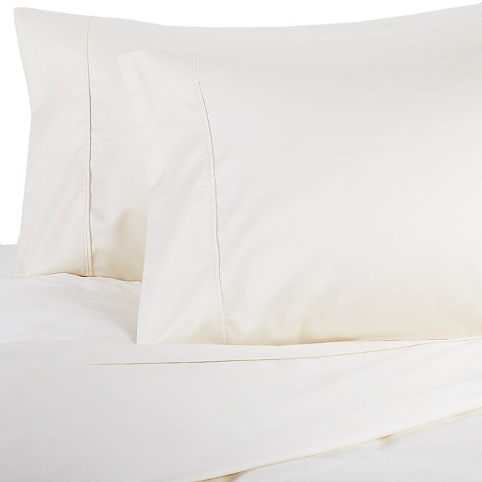 slide 1 of 1, Waverly 500-Thread-Count Solid King Sheet Set - Ivory, 6 ct