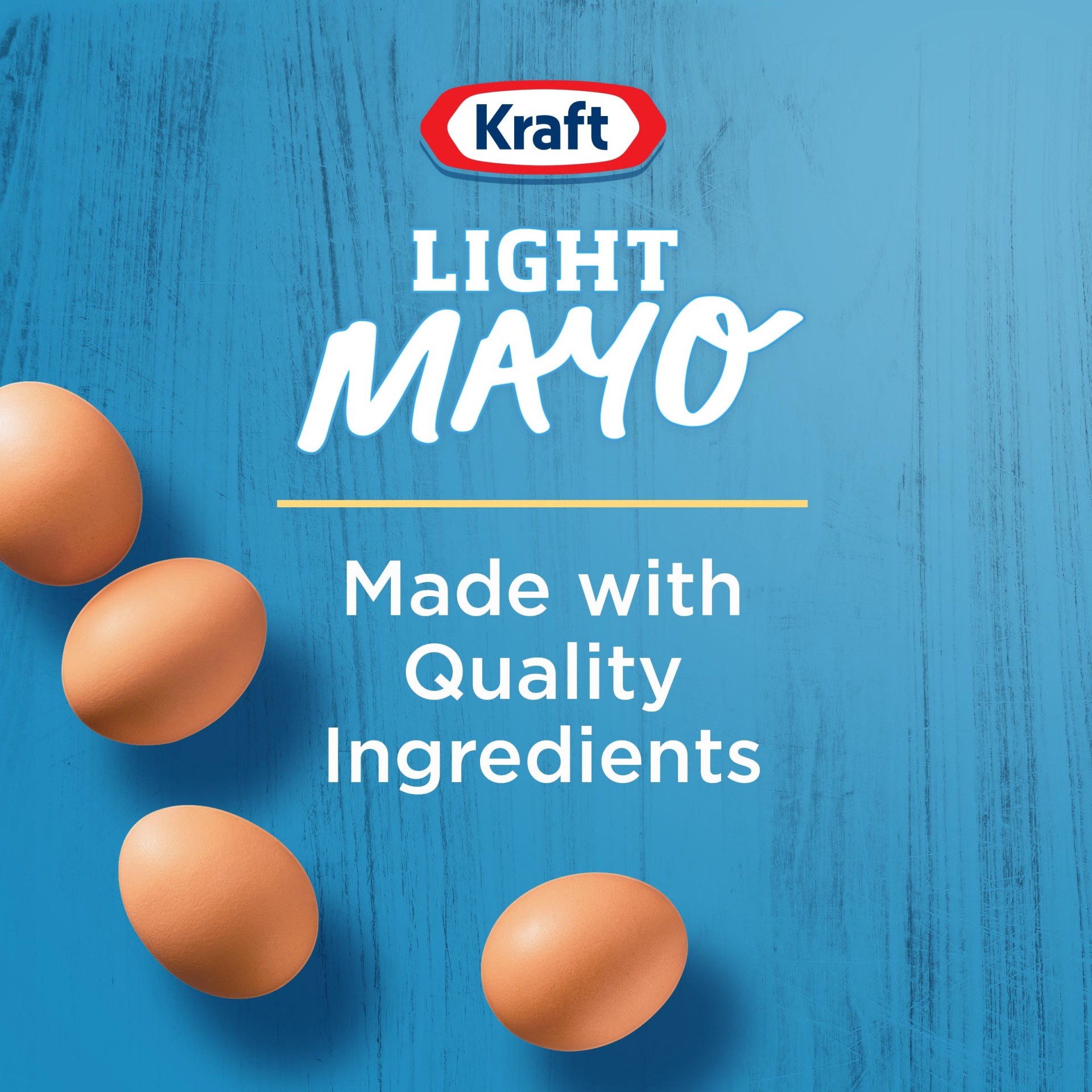 slide 3 of 12, Kraft Light Mayo with 1/2 the Fat & Calories of Regular Mayonnaise, 30 fl oz Jar, 30 fl oz