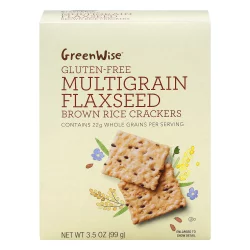 GreenWise Gluten-Free Multigrain Flaxseed Brown Rice Crackers