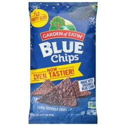 Garden of Eatin' Blue Corn Tortilla Chips, Party Size, 16 oz