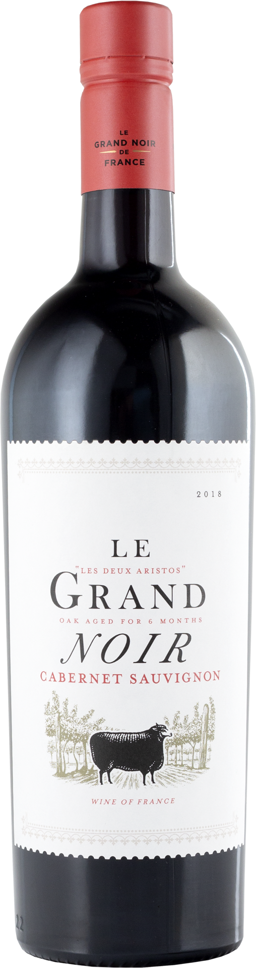 slide 1 of 3, Le Grande Noir Le Grande Cabernet Shiraz, 750 ml