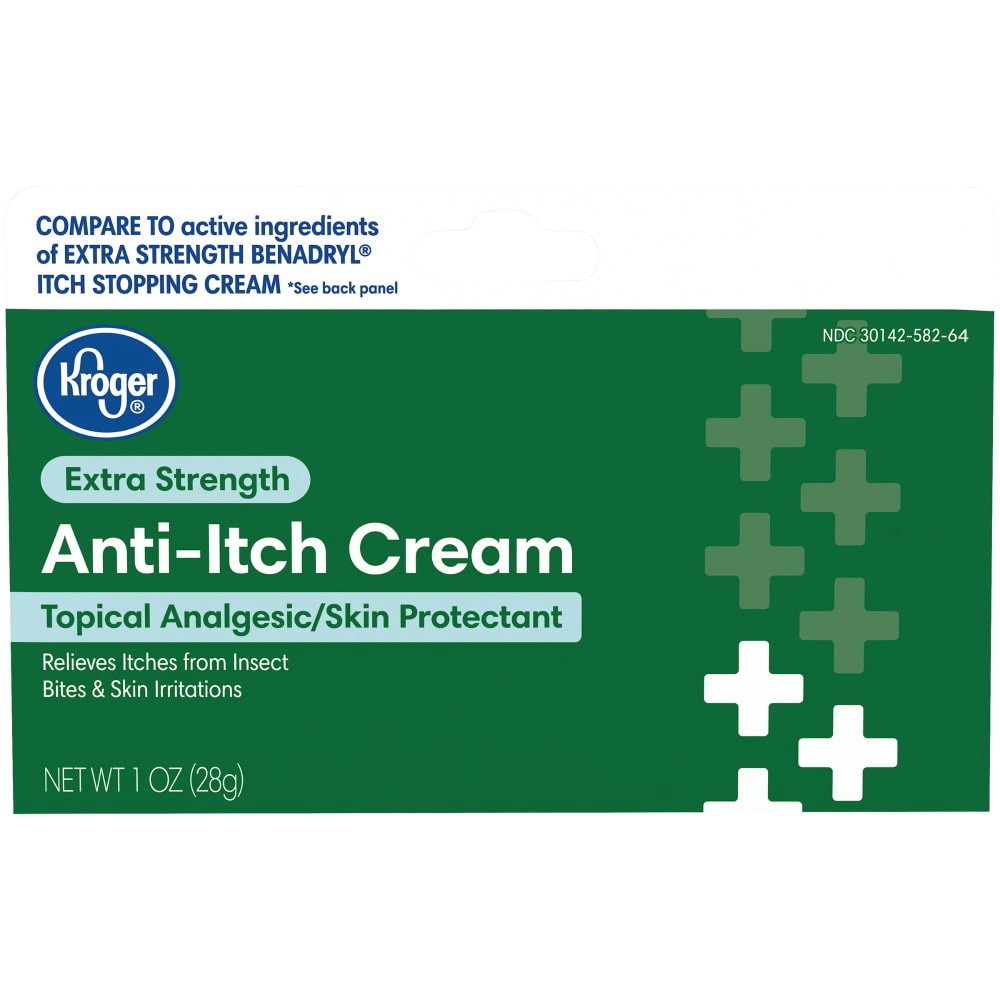 slide 2 of 3, Kroger Extra Strength Anti-Itch Cream, 1 oz
