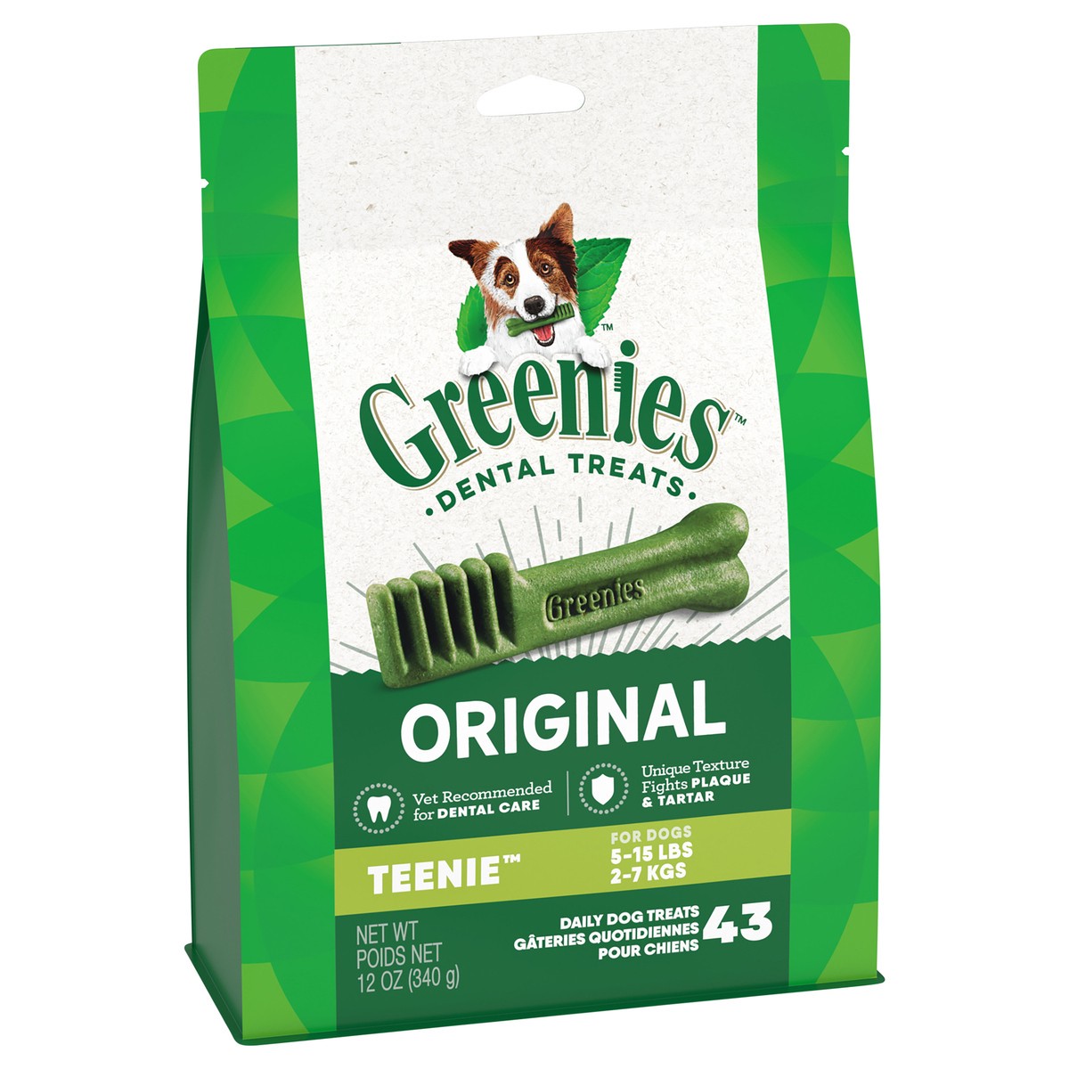 slide 7 of 9, Greenies Teenie Chewy Dental Dog Treats Original Chicken - 12oz/43ct, 12 oz, 43 ct