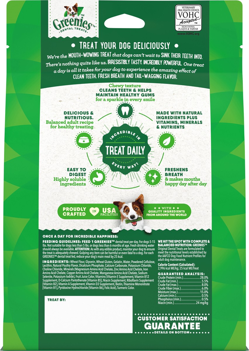 slide 4 of 9, Greenies Teenie Chewy Dental Dog Treats Original Chicken - 12oz/43ct, 12 oz, 43 ct