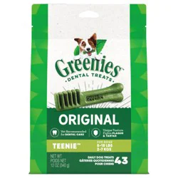 Greenies Dental Treats Teenie Original Daily Dog Treats 43 ea