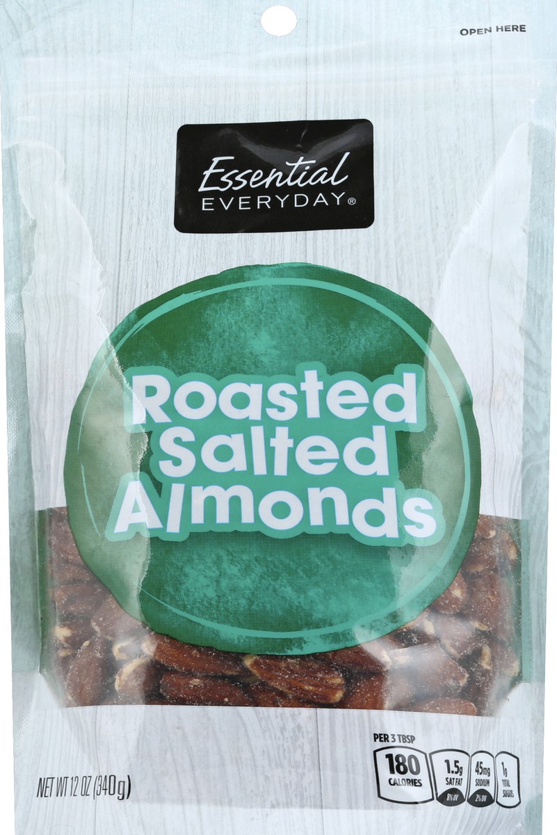 slide 5 of 6, Essential Everyday Roasted Salted Almonds, 12 oz