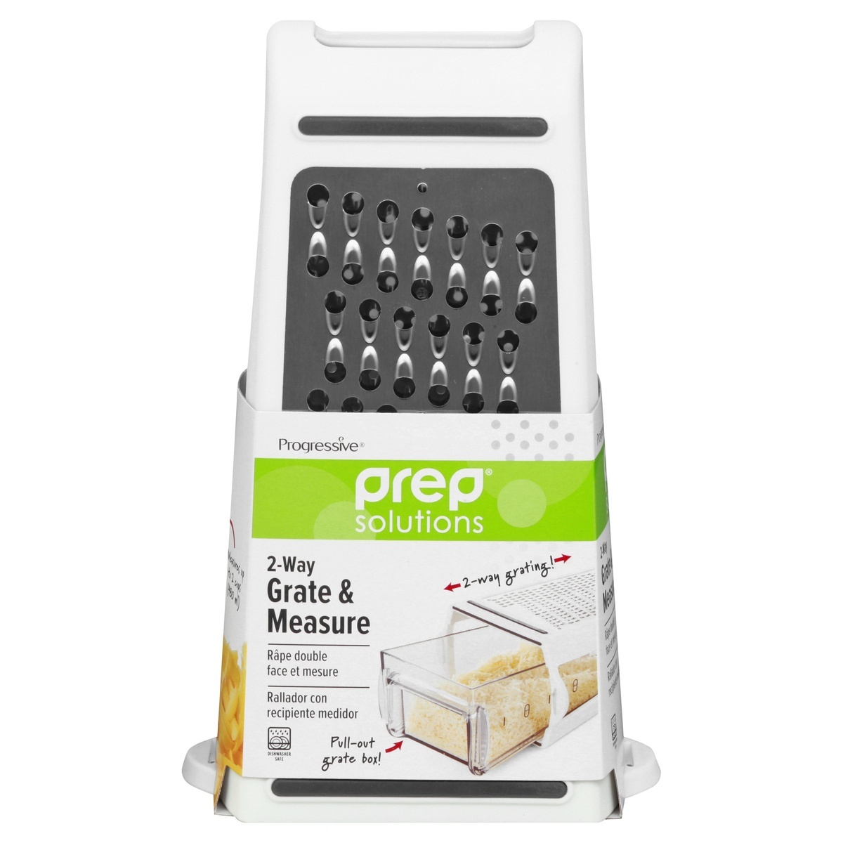 slide 1 of 1, 24 Mantra Progressive 2-Way Grate & Measure Grater, 1 ct