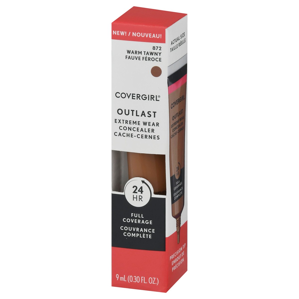 slide 5 of 13, Covergirl Outlast Warm Tawny 872 Extreme Wear Concealer 0.30 fl oz, 0.3 fl oz