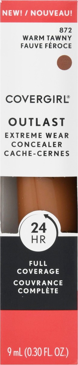 slide 3 of 13, Covergirl Outlast Warm Tawny 872 Extreme Wear Concealer 0.30 fl oz, 0.3 fl oz