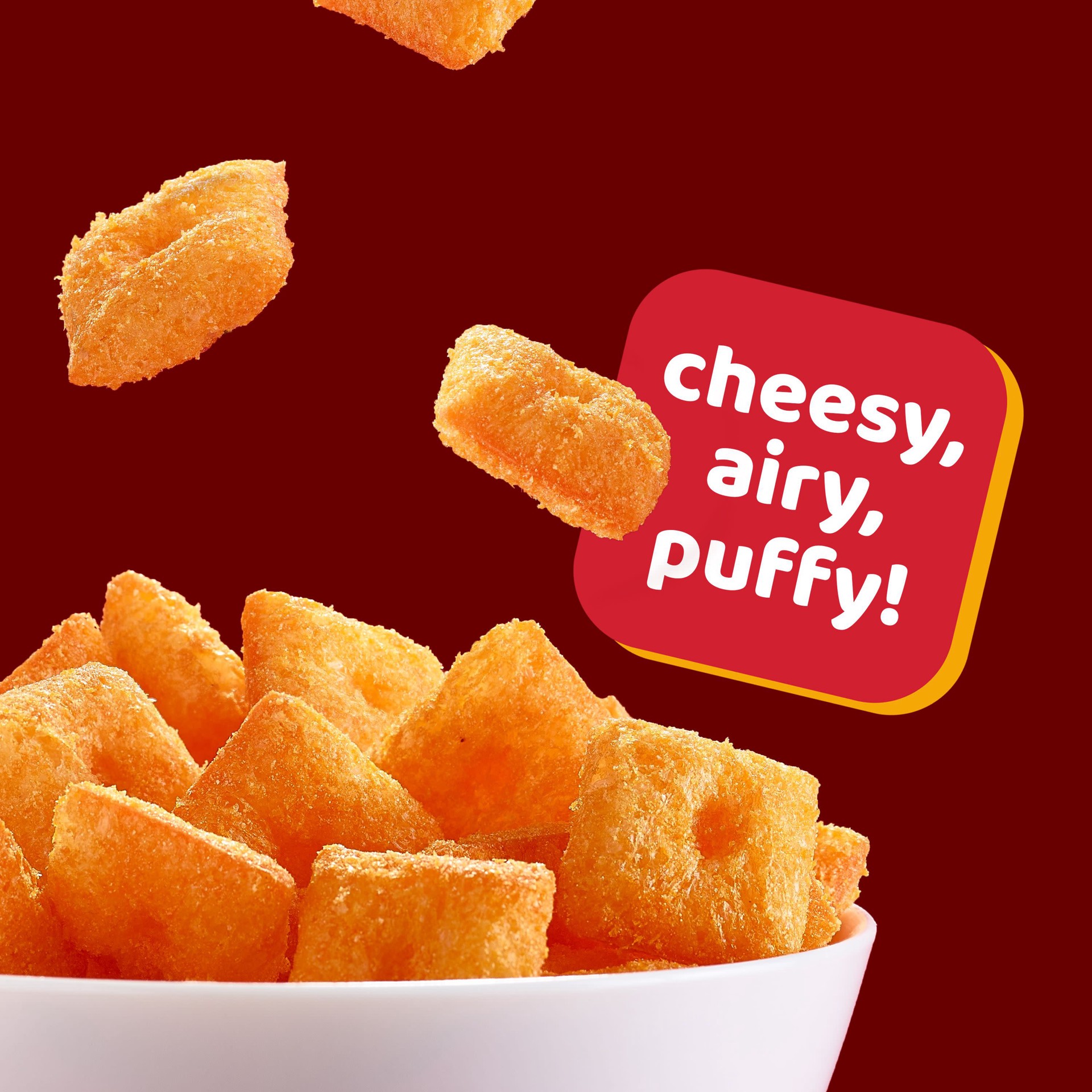 slide 4 of 5, Cheez-It Puff'd™ Double Cheese Cheesy Baked Snacks, 3 oz