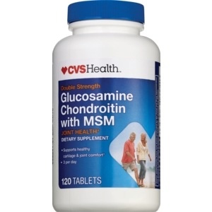 slide 1 of 1, CVS Health Glucosamine Chondroitin With Msm Caplets, 120 ct