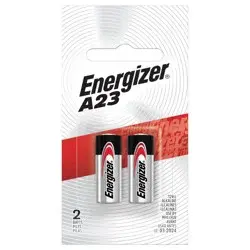Energizer A23 Batteries (2 Pack), 12V Miniature Alkaline Specialty Batteries