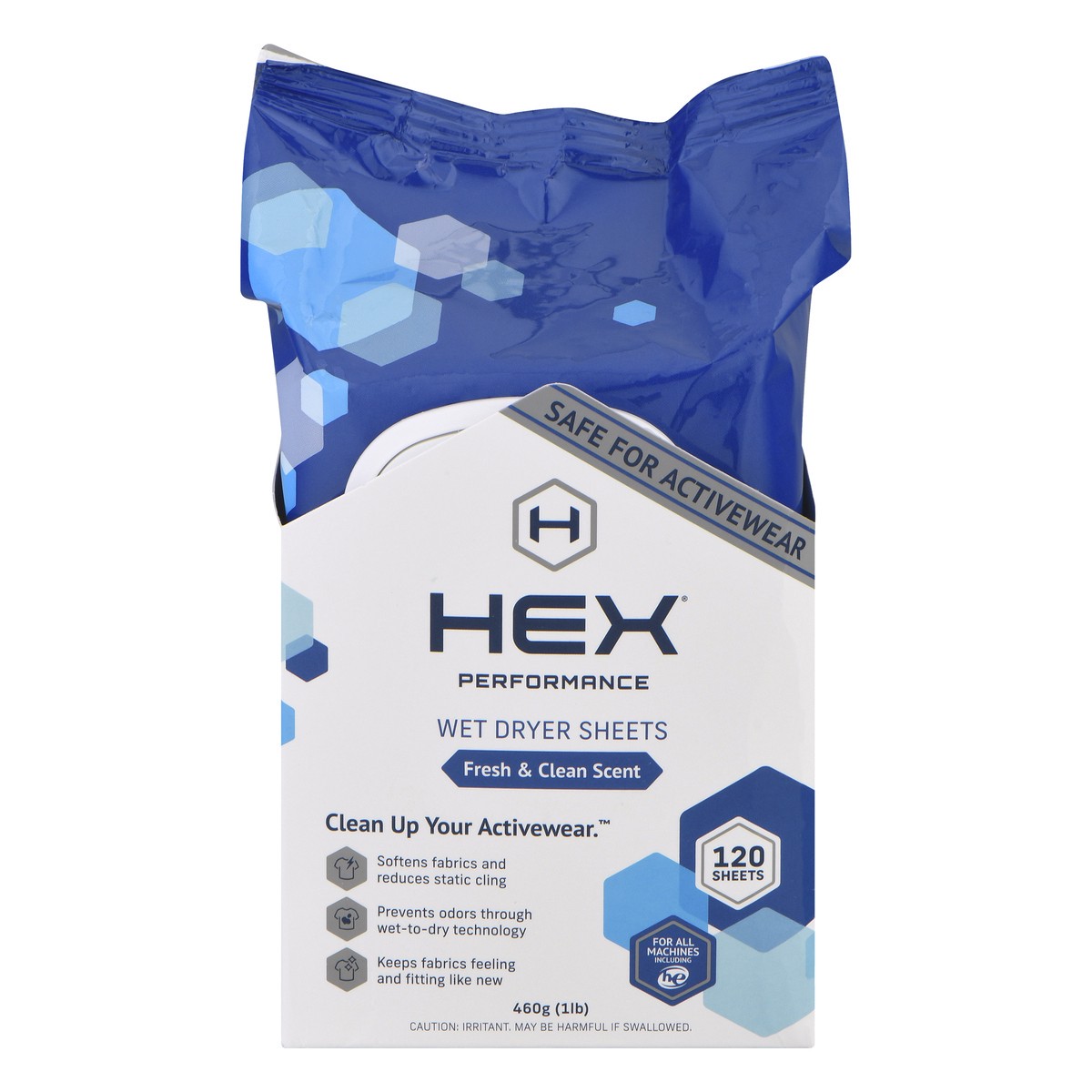 slide 1 of 10, Hex Fresh & Clean Scent Dryer Sheets 120 ea, 120 ct